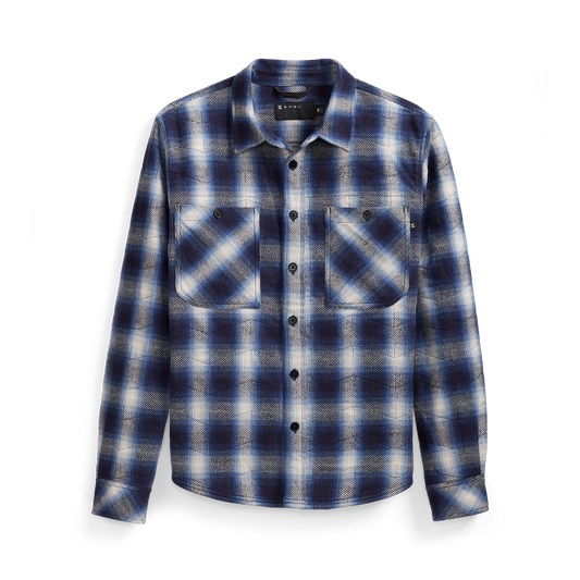 HIKARI QUILTED FLANNEL Blue Ombre